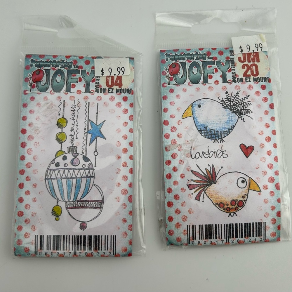 Lot of 2 Jofy Stamp Sets by Paper Artsy